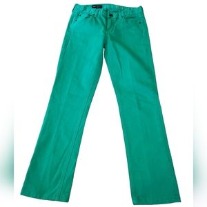 J. Crew Matchstick Jeans Green size 27